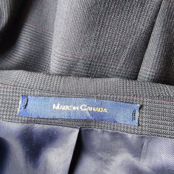 Vintage Polo University Club by Ralph Lauren Wool Suit Jacket Windowpane Size 40 - Picture 9 of 9